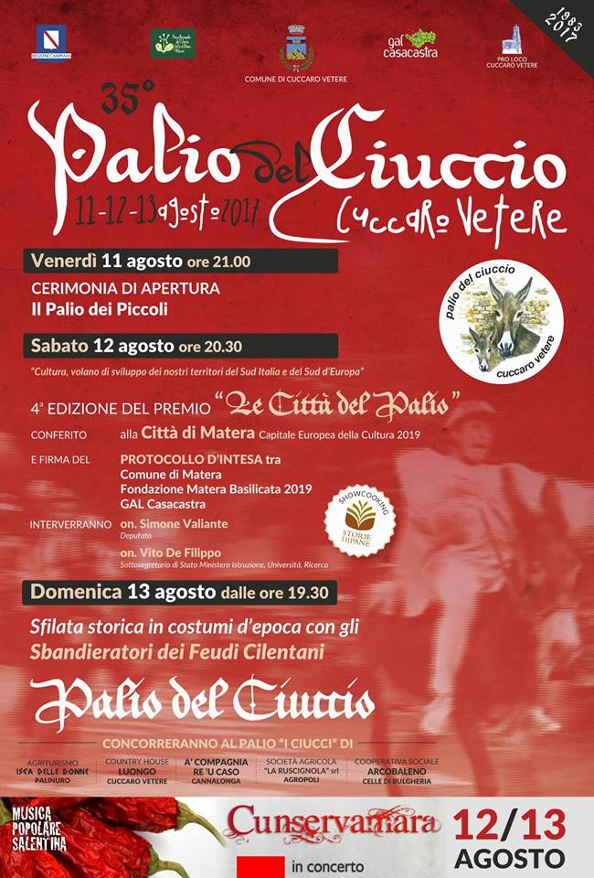 12/13 Agosto 201735°Palio Del Ciuccio